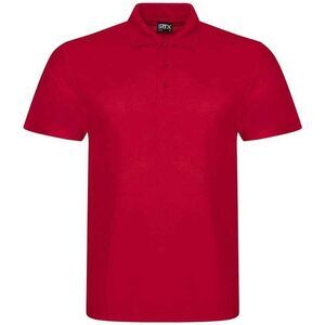 PRO RTX Mens Polyester Polo Shirt / Red